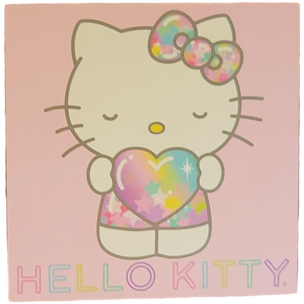 Hello Kitty Sparkly Heart Wall Painting
